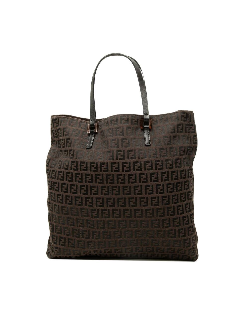 Fendi Zucchino Canvas Tote Pre-Loved #373040F59B